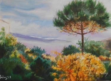 Original Figurative Tree Paintings by Solvej Solvej