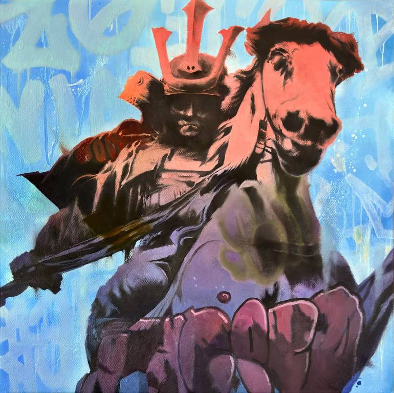 Original Street Art Graffiti Paintings by Wayne Chang