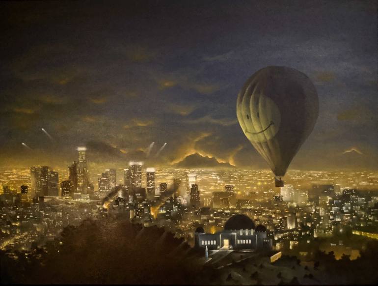 Original Figurative Landscape Paintings by Wayne Chang