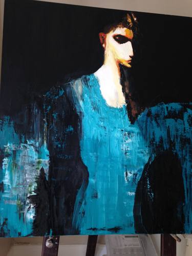 Original Abstract Expressionism Abstract Painting by Lisa Jamieson