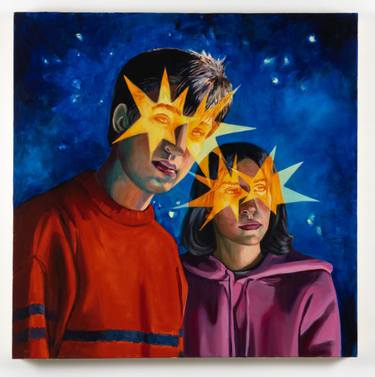 Original Figurative Kids Paintings by Mary Hayes