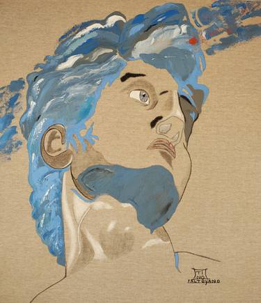 Original Pop Art Pop Culture/Celebrity Painting by Tino Faltoyano