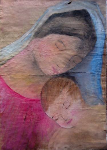 Original Fine Art Family Painting by J Cathrine