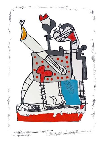 Original Conceptual Erotic Printmaking by Isabel Brinck