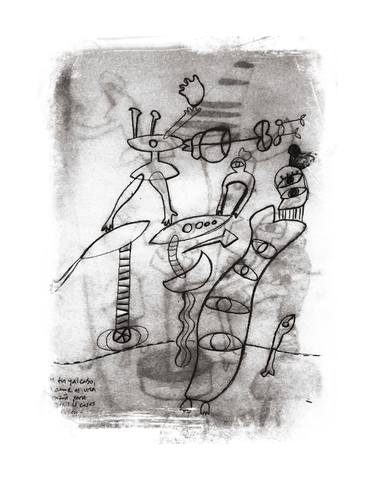 Original Expressionism Abstract Printmaking by Isabel Brinck