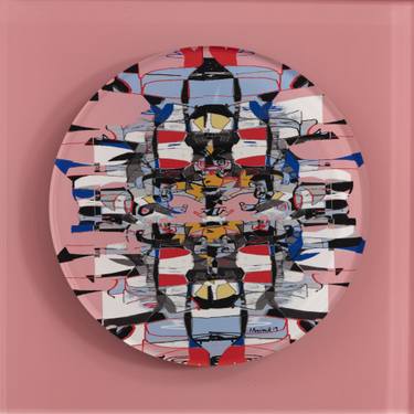 Original Abstract Fantasy Mixed Media by Isabel Brinck