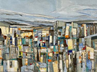 Original Abstract Expressionism Landscape Painting by Paulina Beyer