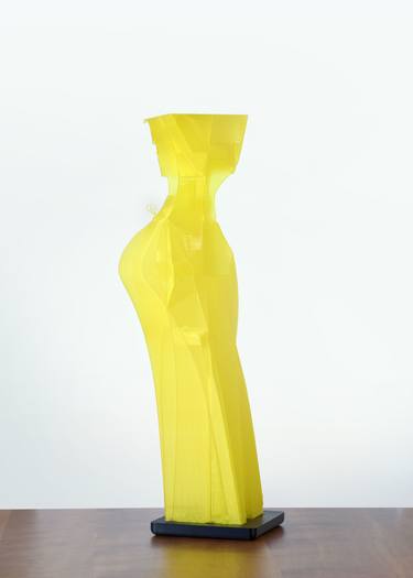 Original Cubism Light Sculpture by Kevin Caron