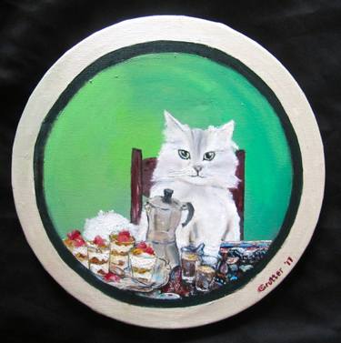 Original Figurative Animal Painting by Carola Grutter