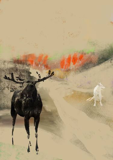 Original Figurative Animal Digital by Urban Hedin