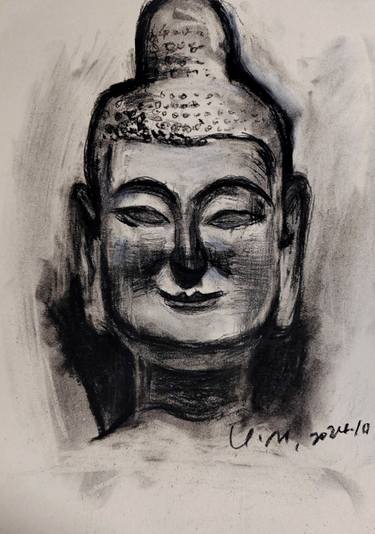Original Expressionism Religion Painting by Ming Yuan