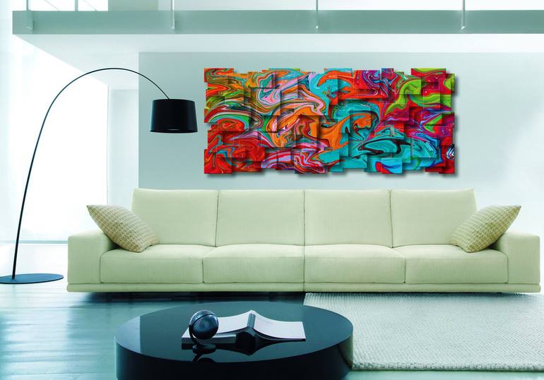 Original Cubism Abstract Sculpture by Karo Studios