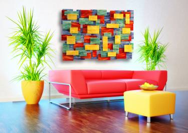 Original Cubism Abstract Sculpture by Karo Studios