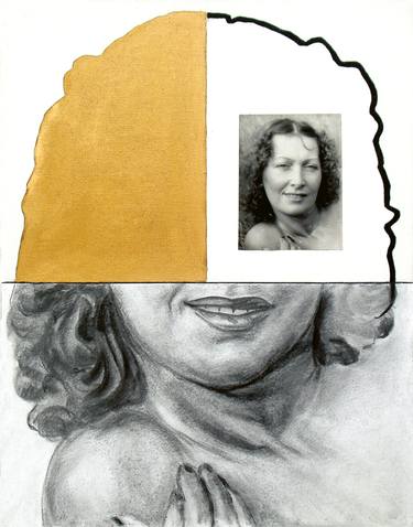 Original Conceptual People Collage by Mariusz Stanowski