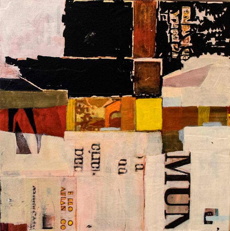 Print of Modern Abstract Collage by Elizabeth Stabler Riker Kolbe