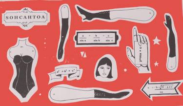 Original Figurative Science/Technology Printmaking by Mary Rouncefield