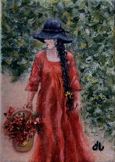 Original Figurative Women Painting by Cristina Mihailescu