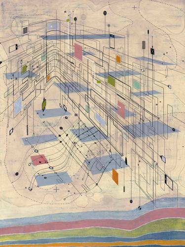 Original Abstract Painting by Christopher Chaffin
