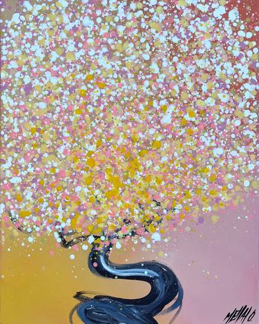 Original Fine Art Tree Paintings by Olivier Messas