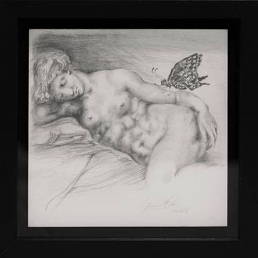 Original Classicism Nude Drawings by Jesus  Antonio Mata