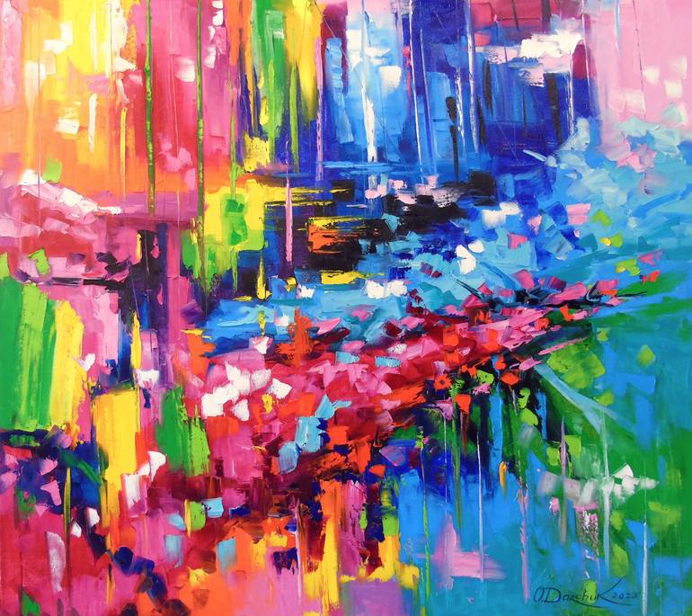 Print of Abstract Expressionism Abstract Paintings by Olha Darchuk