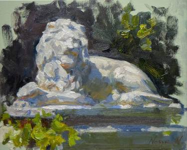Original Impressionism Architecture Painting by Nataliia Nosyk