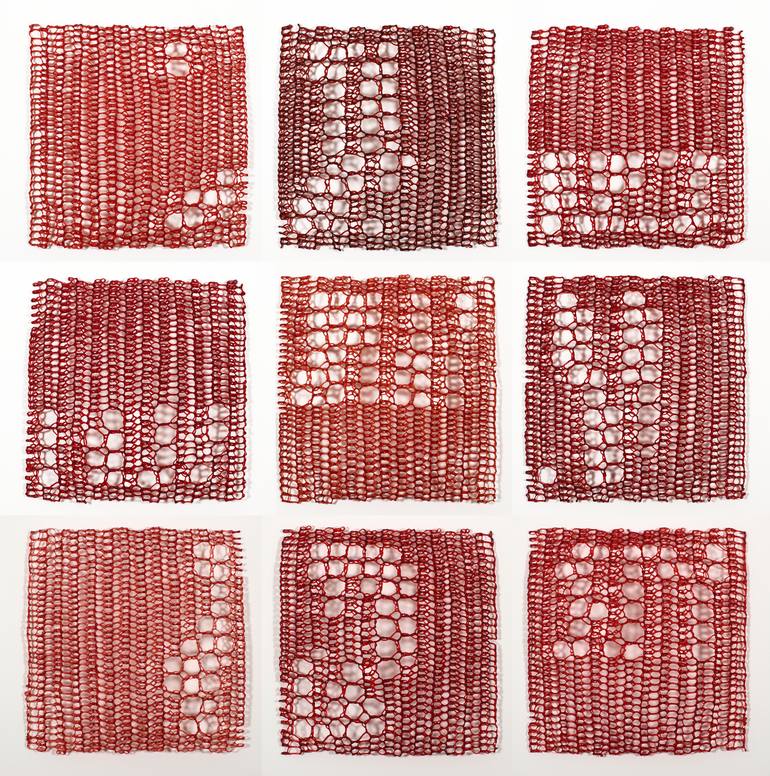 Original Abstract Geometric Sculpture by Yvette Kaiser Smith