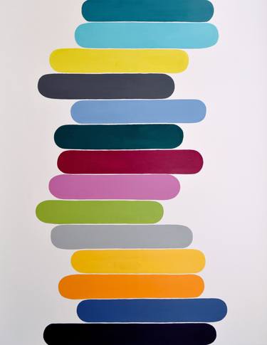 Original Pop Art Abstract Paintings by Astrid Stoeppel