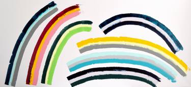 Original Pop Art Abstract Paintings by Astrid Stoeppel