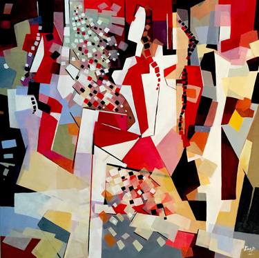 Original Abstract Expressionism Abstract Paintings by Ella Prakash