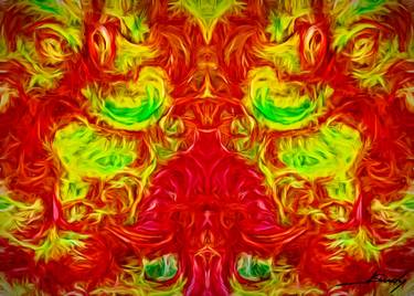Original Abstract Expressionism Abstract Digital by Jose Sunday