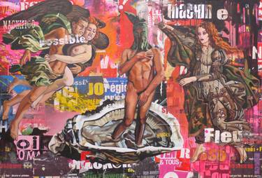 Original Figurative Classical mythology Paintings by Sylvain Fornaro