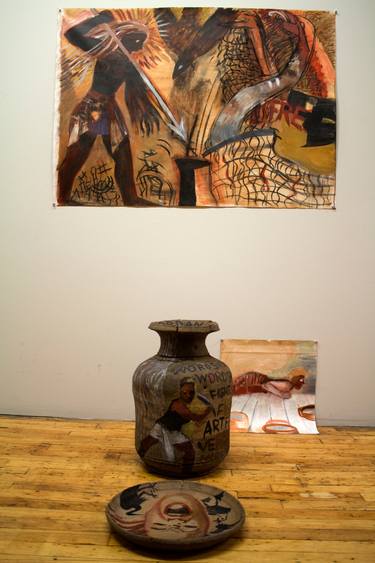 Original Figurative Women Installation by Tamara Wasserman