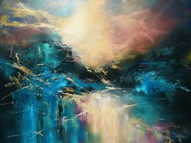 Original Abstract Expressionism Abstract Painting by Christopher Lyter