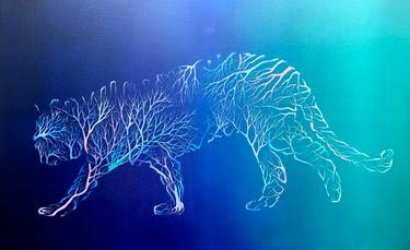 Original Surrealism Animal Paintings by Paul Kingsley Squire