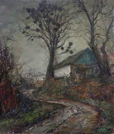 Original Impressionism Landscape Painting by Artem Brazhnik