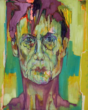 Original Contemporary Portrait Painting by Bren Head