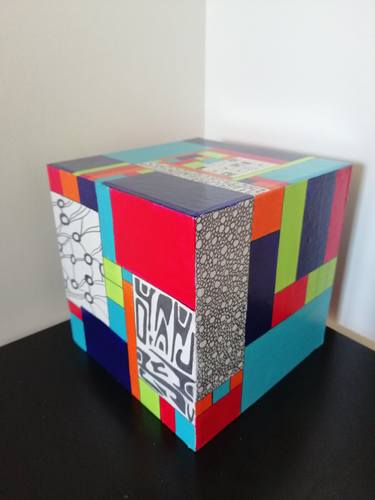 Original Modernism Abstract Sculpture by Carole Carpier