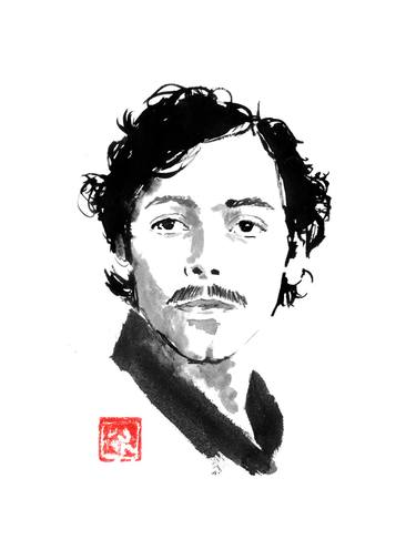 Original Fine Art Cinema Drawings by Pechane Sumie
