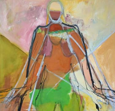 Original Abstract Women Paintings by Janice Sztabnik