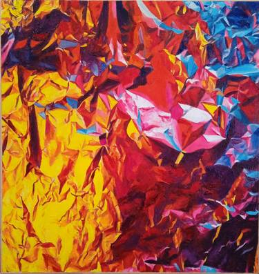 Original Abstract Painting by Leopoldo Gonzalez  Andrades
