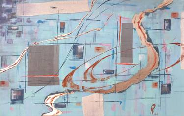 Original Abstract People Collage by Stanislav Riha