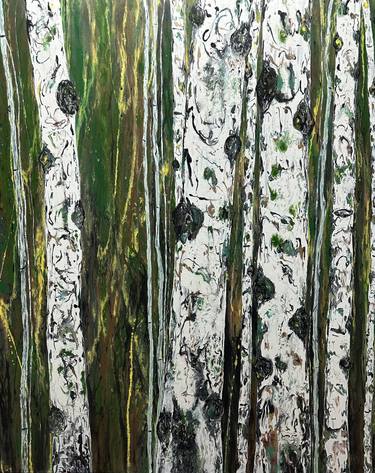 Original Abstract Tree Paintings by Kimberly Conrad