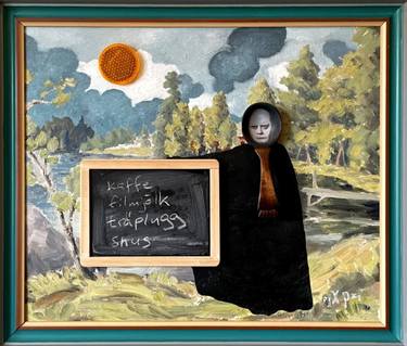Original Figurative Humor Mixed Media by Pix Bodin