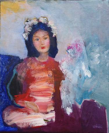 Original Figurative Women Painting by Marta Grassi