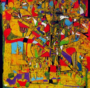 Print of Expressionism Language Paintings by Lucinda Lyons
