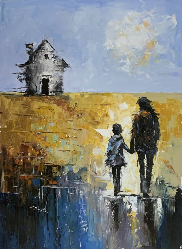 Print of Figurative Landscape Paintings by Vita Schagen