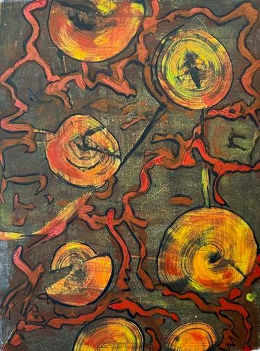 Original Contemporary Abstract Printmaking by Sandi Ludescher