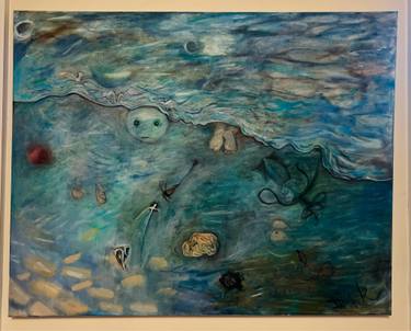 Original Contemporary Love Painting by Deborah Kern