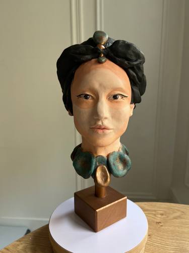 Original Portraiture People Sculpture by J'Aime Spezzano
